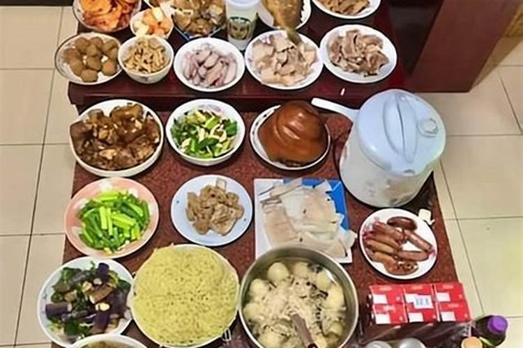 中元节祭拜祖先需要摆几个菜