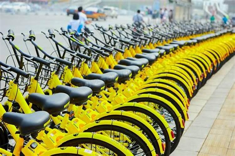 梦见好多黄色共享单车